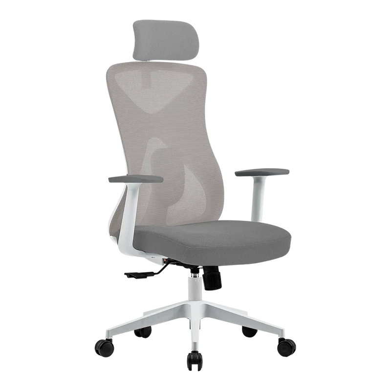 Silla Ergonomica Acteck Floe Pro Ec737 / Inclinacion 35 Grados / Mariposa Clase 4 / Max 120 Kg / Piston Clase 4 / Reposabrazos Fijo / Blanco / Ac-937245