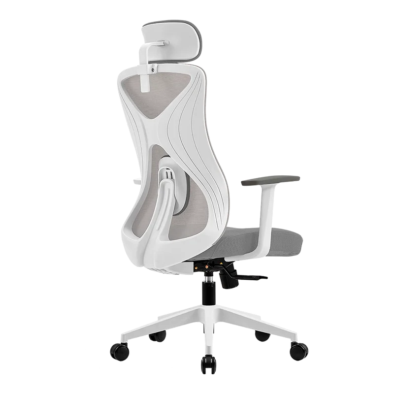 Silla Ergonomica Acteck Floe Pro Ec737 / Inclinacion 35 Grados / Mariposa Clase 4 / Max 120 Kg / Piston Clase 4 / Reposabrazos Fijo / Blanco / Ac-937245