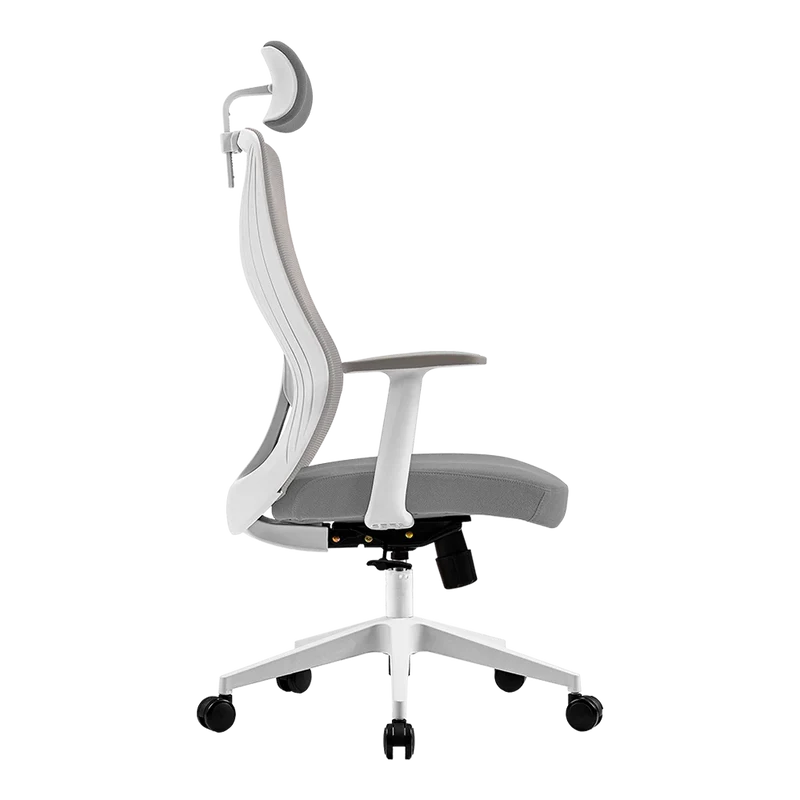 Silla Ergonomica Acteck Floe Pro Ec737 / Inclinacion 35 Grados / Mariposa Clase 4 / Max 120 Kg / Piston Clase 4 / Reposabrazos Fijo / Blanco / Ac-937245