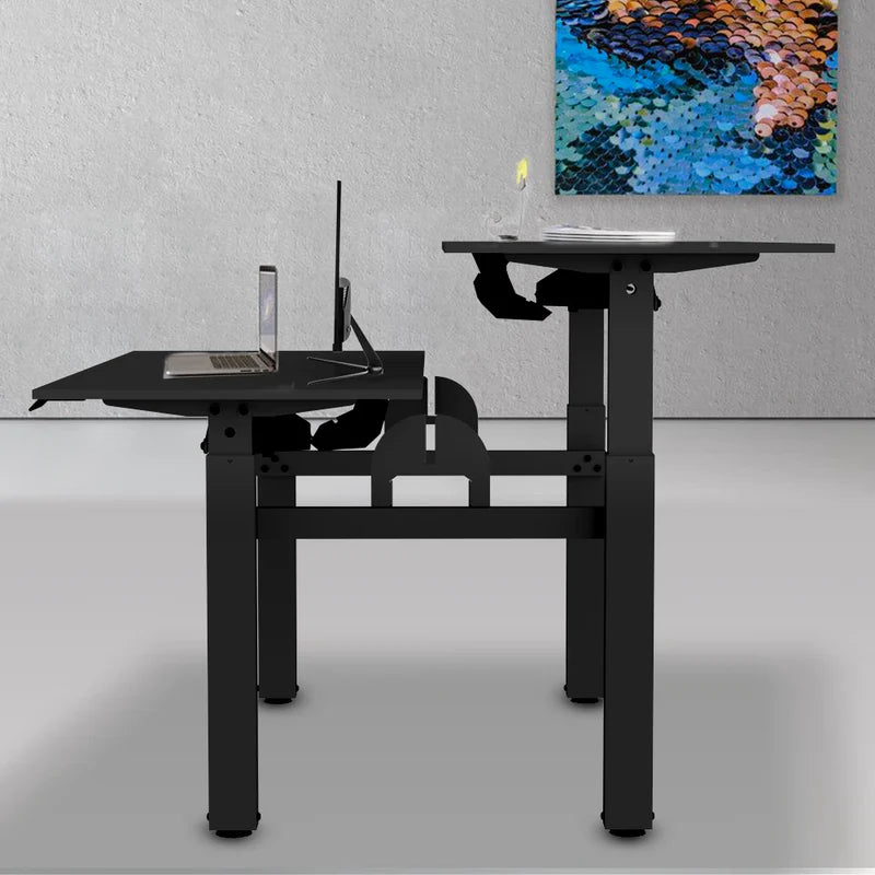 Escritorio Acteck Ergo Desk V2 Ed727/ Ergonomico Doble / Control Inteligente / Altura Ajustable / Hasta 80 Kg Estatico / Negro / Ac-937269