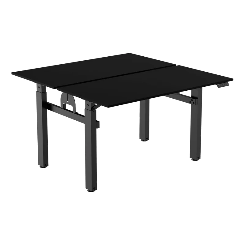 Escritorio Acteck Ergo Desk V2 Ed727/ Ergonomico Doble / Control Inteligente / Altura Ajustable / Hasta 80 Kg Estatico / Negro / Ac-937269