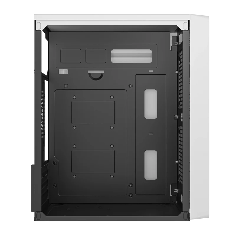 Gabinete Acteck Kioto Gc220 / Mini Torre / Micro Atx, Mini Itx / Fuente 500w / Panel Izq Acrilico + Frente Mesh / Blanco / Ac-939522