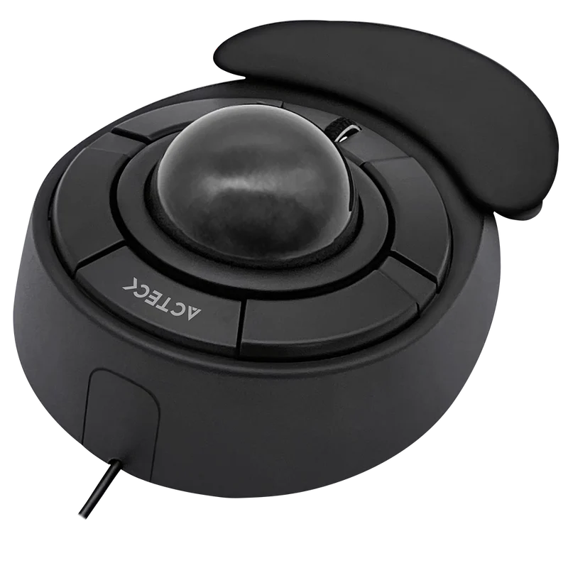 Mouse Acteck Virtuos Art X Mi787 / Alambrico Usb / Ergonomico / 4 Botones + Scroll / Optico / 1600 Dpi Ajustable / Win + Mac / Negro / Ac-939584