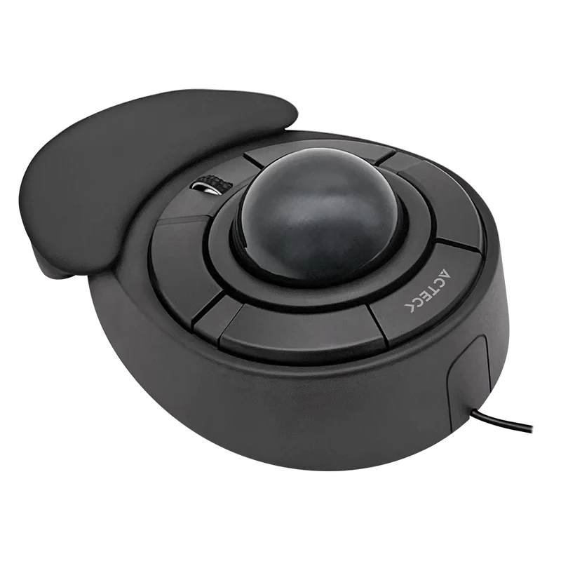 Mouse Acteck Virtuos Art X Mi787 / Alambrico Usb / Ergonomico / 4 Botones + Scroll / Optico / 1600 Dpi Ajustable / Win + Mac / Negro / Ac-939584