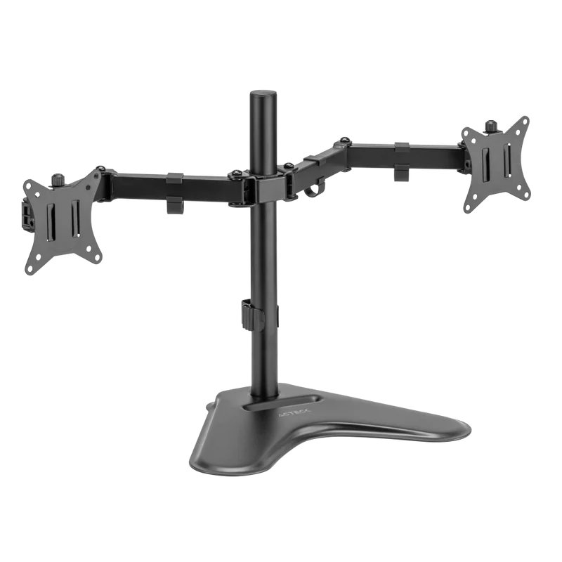 Soporte Acteck Enforce Zone-b Sm425 / Para 2 Monitores / Monitor 17 A 32/ Soporta 9 Kg / Vesa 75x75 Mm / Negro / Ac-939683