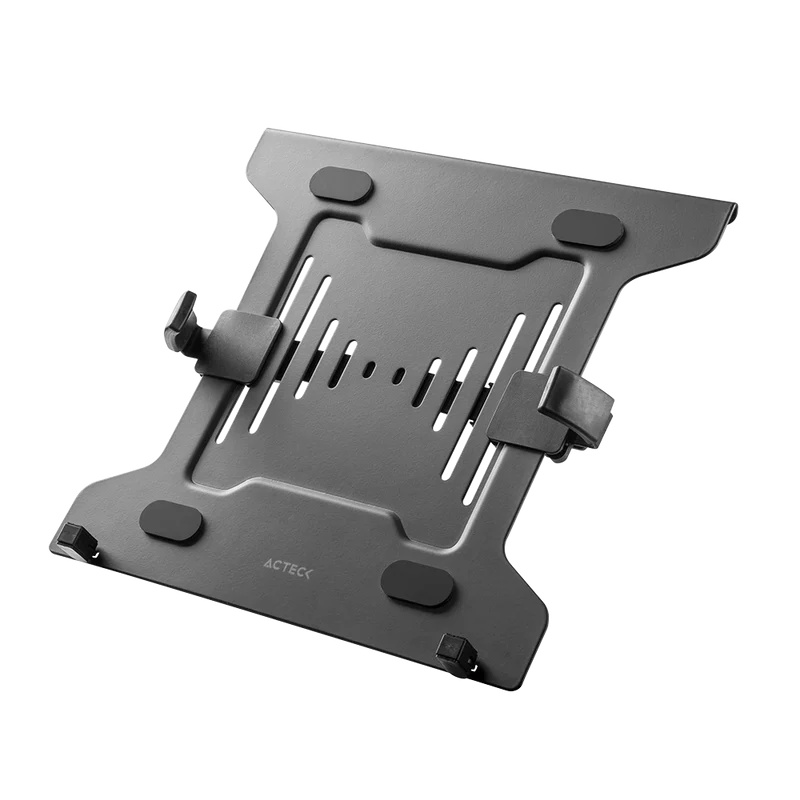 Soporte Acteck Enforce Tray Bl404 / Base Para Laptop / 10 - 15.6 Pul / Vesa - Brazos Ajustables / Ranuras De Ventilacion / Antiderrapante / Max 4.5 Kg / Negro / Ac-939690