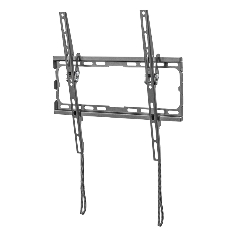 Soporte Acteck Enforce Zone Sp464 / Para Pantalla - Television  / 32-70 Pulg / Max 45 Kg / Fijacion A Muro / Inclinacion 0- 8 Grados / Vesa  / Acero / Negro / Ac-939720