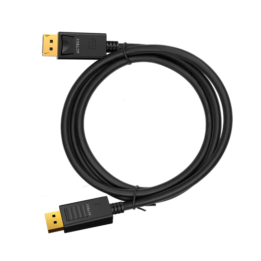 Cable Acteck Link Plus Dp422-1 / Display Port - Display Port / 4k / 60 Mhz / 17 Gbps / 1 M / Calibre 30 Awg / Negro / Ac-939805