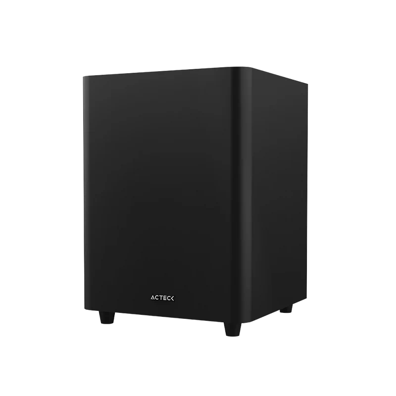 Subwoofer Acteck Dynamic Bass Bw676 / Inalambrico / Potencia Rms 50 W / Bluetooth -  Aux - Rca / Amplificador Activo / 40 Hz - 200 Khz / Indicadores Led / 4  And #937; / Negro / Ac-939829
