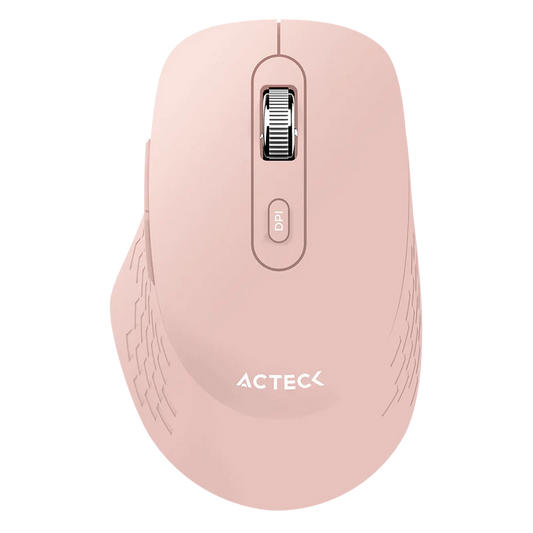 Mouse Acteck Optimize Flow Mi480 / Inalambrico / 1600 Dpi / 6 Botones / 10 M / Rosa / Ac-939850