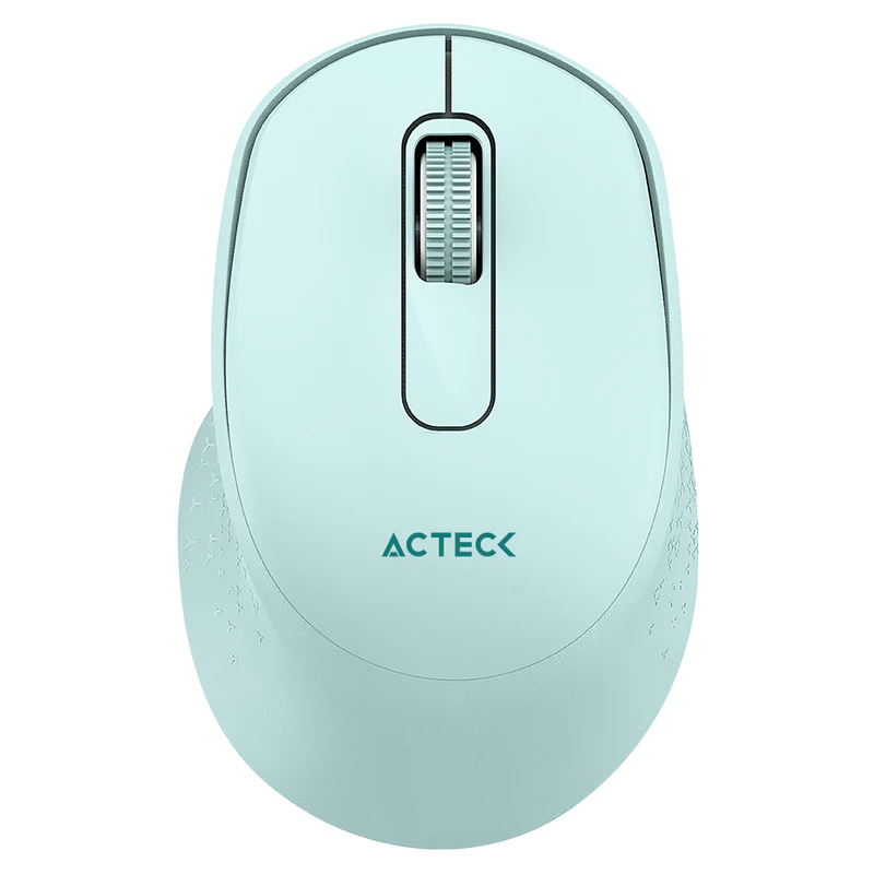 Mouse Acteck Optimize Ergo Mi470 / Inalambrico / Receptor Usb / Optico / 1600 Dpi Ajustable / 2 Botones Scroll / Ergonomico / Click Silencioso / Win Mac / Tiffany / Ac-939898