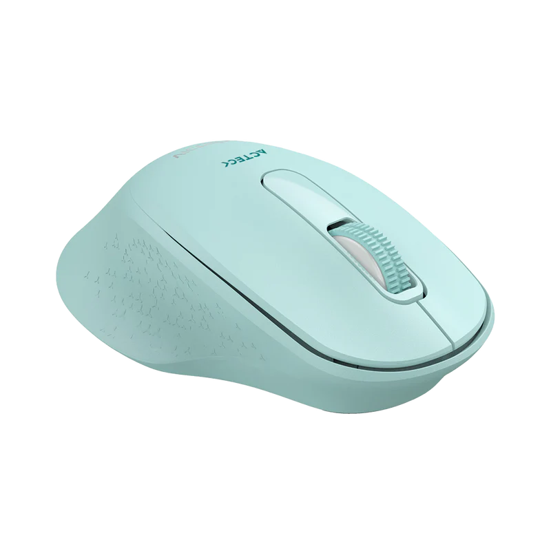 Mouse Acteck Optimize Ergo Mi470 / Inalambrico / Receptor Usb / Optico / 1600 Dpi Ajustable / 2 Botones Scroll / Ergonomico / Click Silencioso / Win Mac / Tiffany / Ac-939898