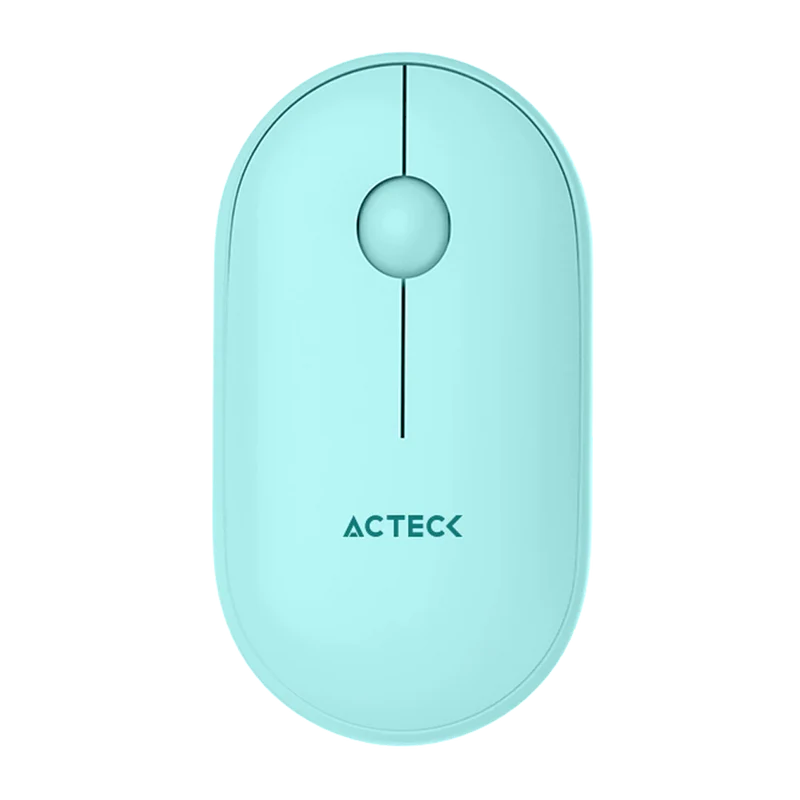 Mouse Acteck Optimize Edge Mi460 / Inalambrico / 1600 Dpi Ajustable  / 2 Botones + Scroll  / Alcance 10 M / Click Silencioso / Ultraligero / Tiffany / Ac-939904