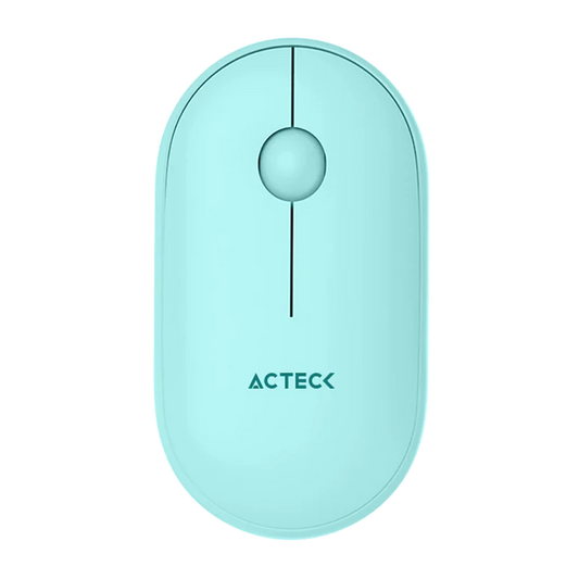 Mouse Acteck Optimize Edge Mi460 / Inalambrico / 1600 Dpi Ajustable  / 2 Botones + Scroll  / Alcance 10 M / Click Silencioso / Ultraligero / Tiffany / Ac-939904