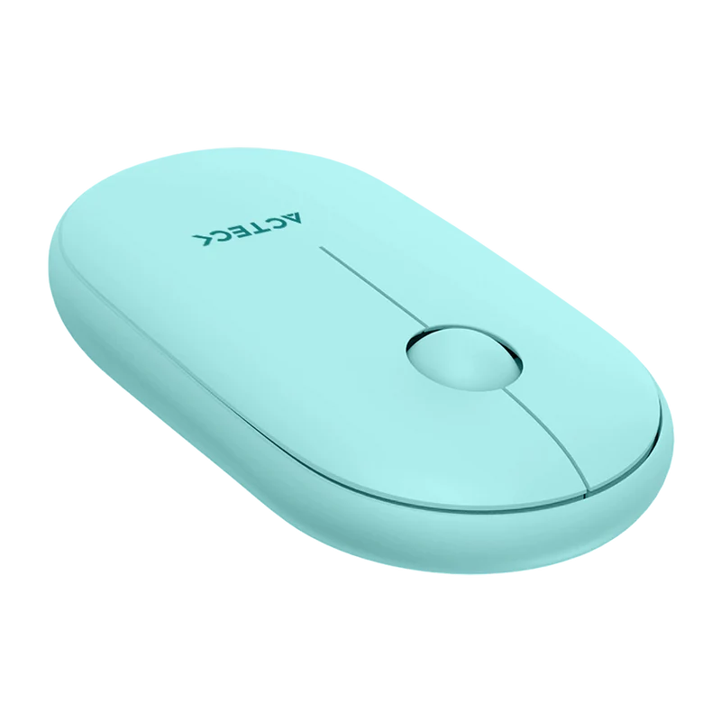 Mouse Acteck Optimize Edge Mi460 / Inalambrico / 1600 Dpi Ajustable  / 2 Botones + Scroll  / Alcance 10 M / Click Silencioso / Ultraligero / Tiffany / Ac-939904
