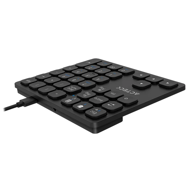 Teclado Numerico Acteck Inspire Pad Pro Tn480 / Inalambrico / Bluetooth / 36 Teclas / Advanced Series / Negro / Ac-939911