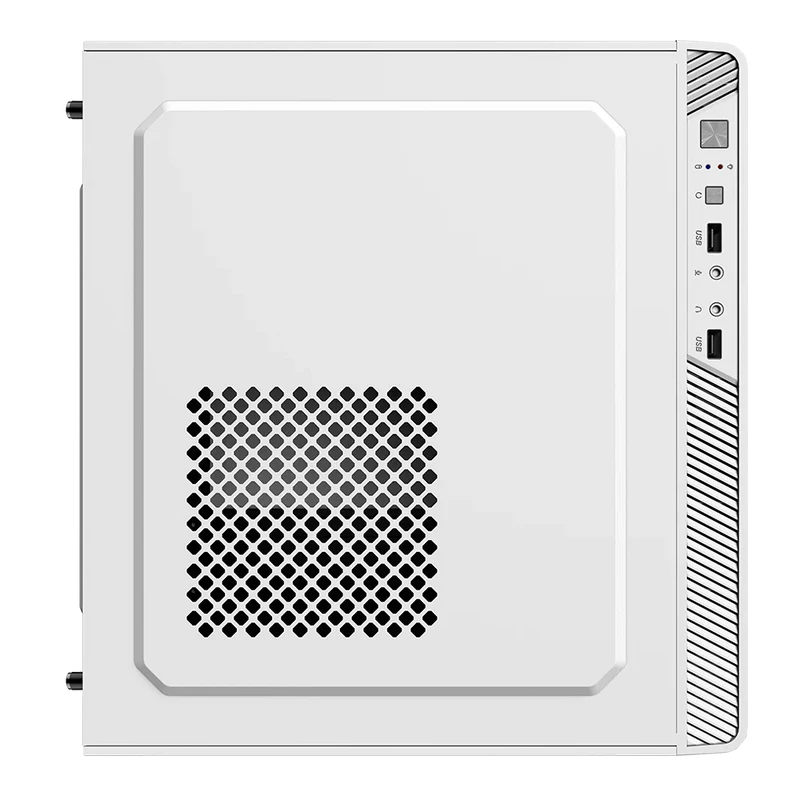 Gabinete Acteck Performance Ii Gi215f / Mini Torre / Micro Atx, Itx / Fuente De Poder 500w Incluida / Full Metal / Blanco / Ac-940047
