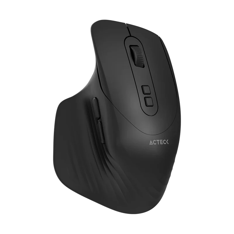 Kit Acteck Creator Krea Mk755 / Teclado Y Mouse / Inalambrico Dual / Multidispositivo / Recargable / Dongle Usb + Bt / Win - Mac / EspaÑol / 118 Teclas / 2000 Dpi / Optico / Negro - Gris / Ac-940160
