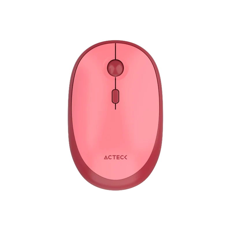 Kit Acteck Creator Chic K-colors Mk485 / Inalambrico / Multimedia / Dongle 2.4 / Esp / 105 Teclas / Optico / 1600 Dpi Ajustable / 4 Botones + Scroll / Win + Mac / Rojo-rosa / Ac-940207