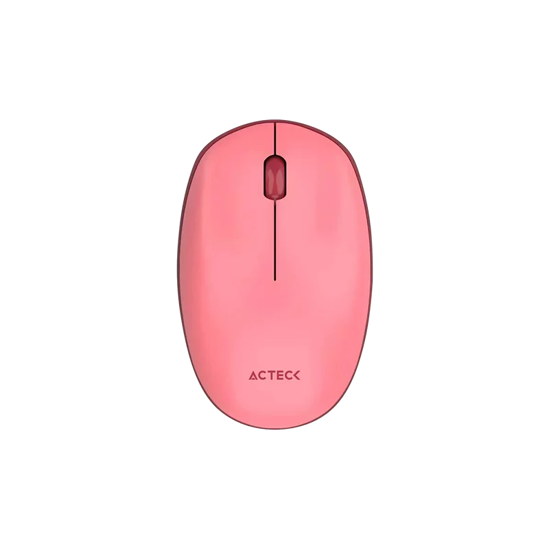 Kit Acteck Creator Chic K-colors Mk480 / Teclado Y Mouse / Inalambrico - Multimedia / 85 Teclas / Optico / 800 Dpi / 4 Botones + Scroll / Win + Mac / EspaÑol / Dongle Usb / Rojo- Rosa / Ac-940245