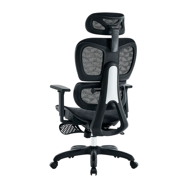 Silla Acteck Flux Pro Ec757 / Ergonomica / Max 150 Kg / Piston Clase 4 / Reposabrazos 3d / Reposapies / Cabecera Ajustable / Inclinacion 135 Grados / Tela Transpirable / Negro / Ac-940269