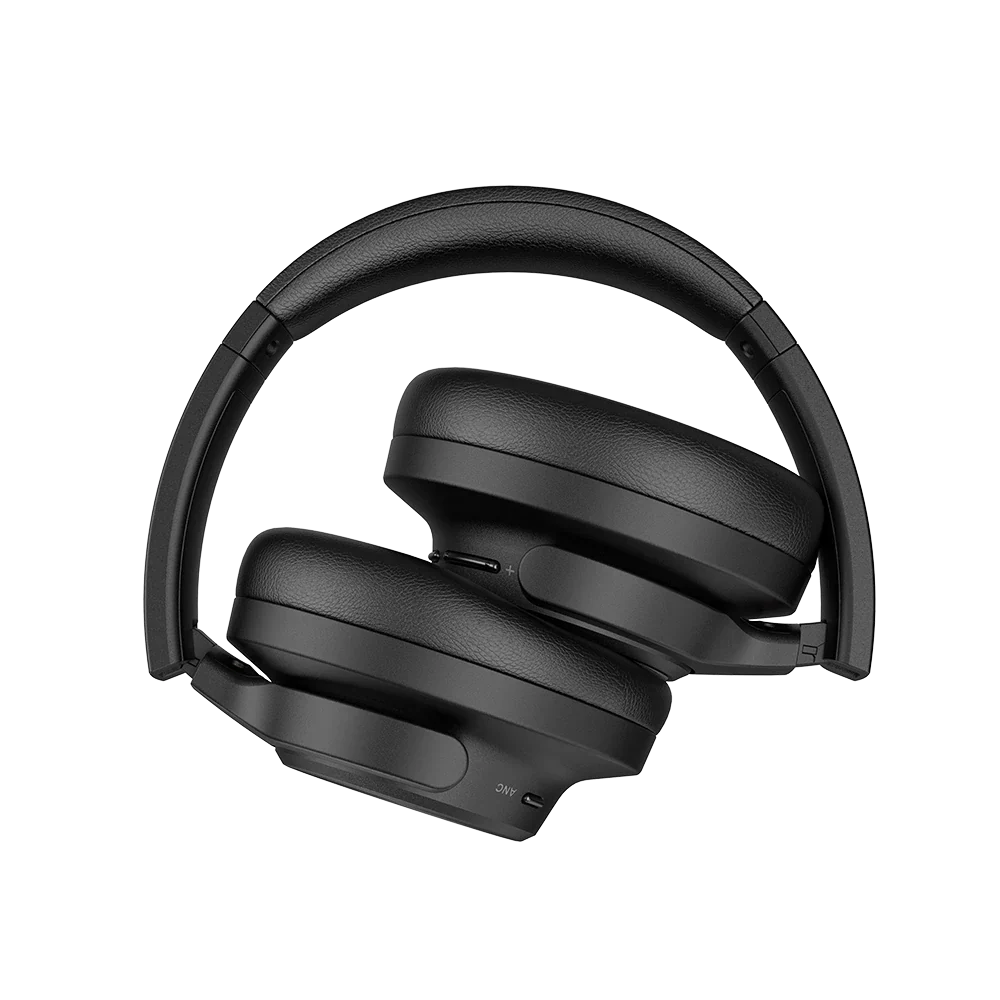Audifonos Acteck Hype Epic Hp750 / Diadema / Inalambricos / Dual Bt - Aux 3.5 Mm / Bateria 75 Hrs / Microfono Omnidireccional / Cancelacion De Ruido / Bocinas 40 Mm 20 Hz A 20 Khz / Negro / Ac-940856