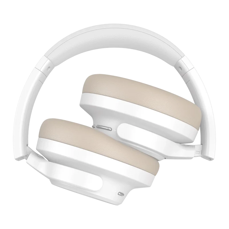 Audifonos Acteck Hype Epic Hp750 / Diadema / Inalambricos / Dual Bt -aux 3.5 Mm / Bateria 75 Hrs / Microfono Omnidireccional / Cancelacion De Ruido / Bocinas 40 Mm 20 Hz A 20 Khz / Blanco / Ac-940863