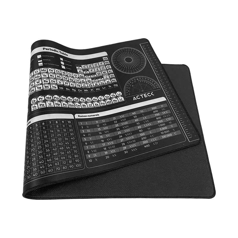 Mouse Pad Xl Acteck Flow Tools Mt494h / Tela + Goma / DiseÑo Herramientas / Alta Resistencia / Antidestizante / Negro / Ac-941075