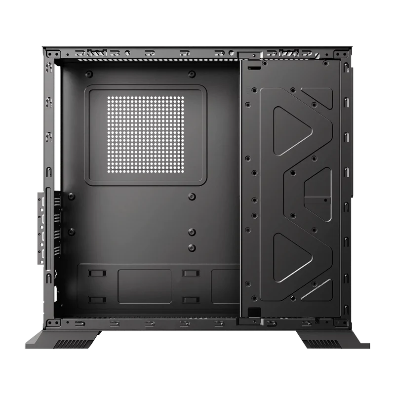 Gabinete Acteck Onex Gs455 / Mini Torre Slim / Micro Atx - Mini Itx / Fuente De Poder Sfx 500 W / Doble Posicion / Lector De Tarjetas Sd / Full Metal / 5 AÑos De Garantia / Negro / Ac-943079