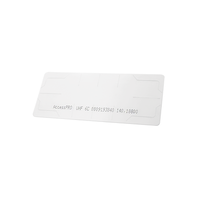 Uhf Tag Adherible Tipo Etiqueta / Epc Gen 2 / Se Adhiere Al Cristal Del Vehículo / Compatible Con Lectoras De Largo Alcance Pro12rf