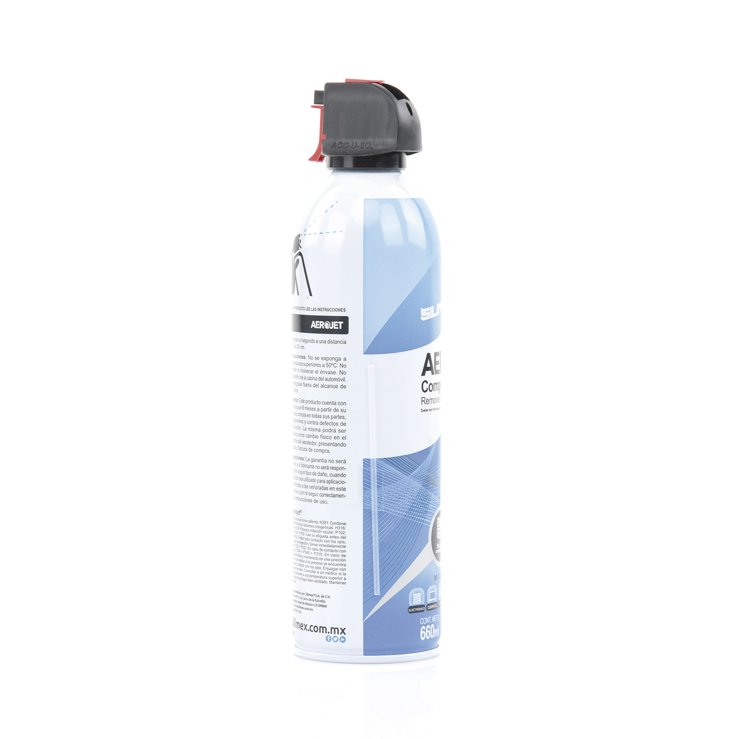 Aire Comprimido Aerojet 360 Removedor De Polvo Silimex De 660 Ml.