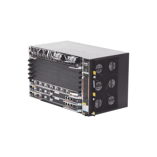 OLT Carrier Class Modular GPON, 6 Ranuras de Servicio, Incluye 1 Tarjeta de Servicio 16 puertos GPON, crecimiento hasta 96 puertos GPON, 6 UR, Gestión por UNM2000, CLI, (Incluye Instalación de software UNM2000)