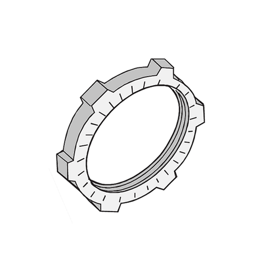 Contratuerca Metálica Zamac de 2" (51 mm).