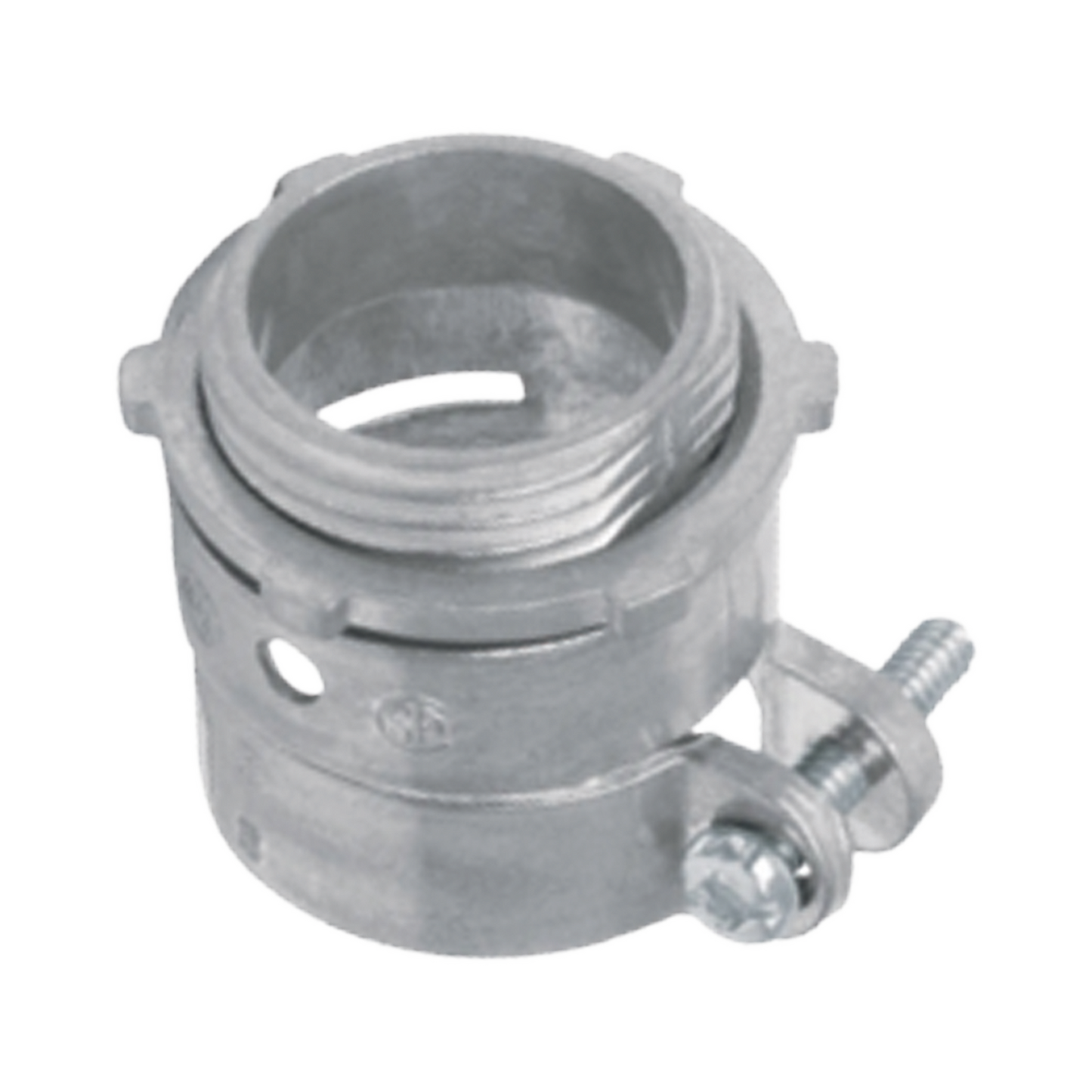 Conector recto para tubo flexible de 2 1/2" (63 mm).