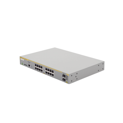 Switch Administrable Capa 3, 16 Puertos 10/100/1000 Mbps + 2 Puertos Sfp Gigabit