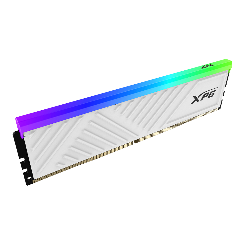 Memoria Xpg Spectrix D35g Udimm Ddr4 16gb Pc4-25600 3200mhz Cl16 288pin 1.35v Rgb Con Disipador Pc/gamer Color Blanco Ax4u320016g16a-swhd35g