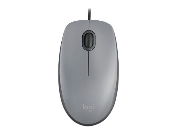 Mouse Logitech M110 Silencioso Optico Alambrico Usb Pc/mac Gris