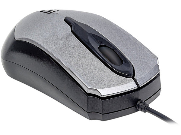 Mouse,manhattan,179423, Optico Edge Usb Gris/negro