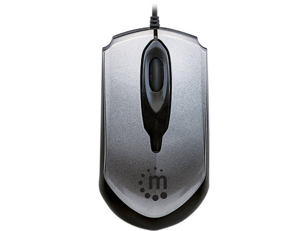 Mouse,manhattan,179423, Optico Edge Usb Gris/negro