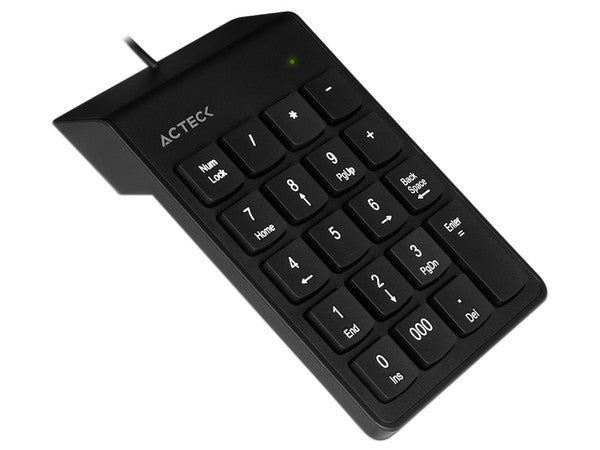 Teclado Acteck Inspire Tn220 / Numerico / Alambrico Usb / 19 Teclas / Negro / Ac-932622