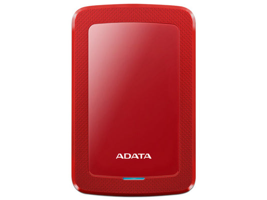 Disco Duro Externo Adata Hv300 2tb Portatil 2.5 Usb 3.2 Windows Mac Linux Dashdrive Slim Color Rojo (ahv300-2tu31-crd)