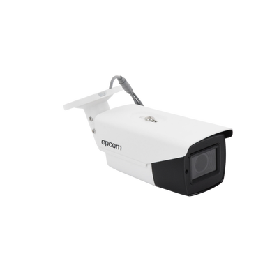 Bullet TURBOHD 4K (8Megapixeles) / Lente Mot. 2.7 a 13.5 mm / Potente IR EXIR de 80 mts / Exterior IP67 / 12 Vcc - 24 VCA / dWDR
