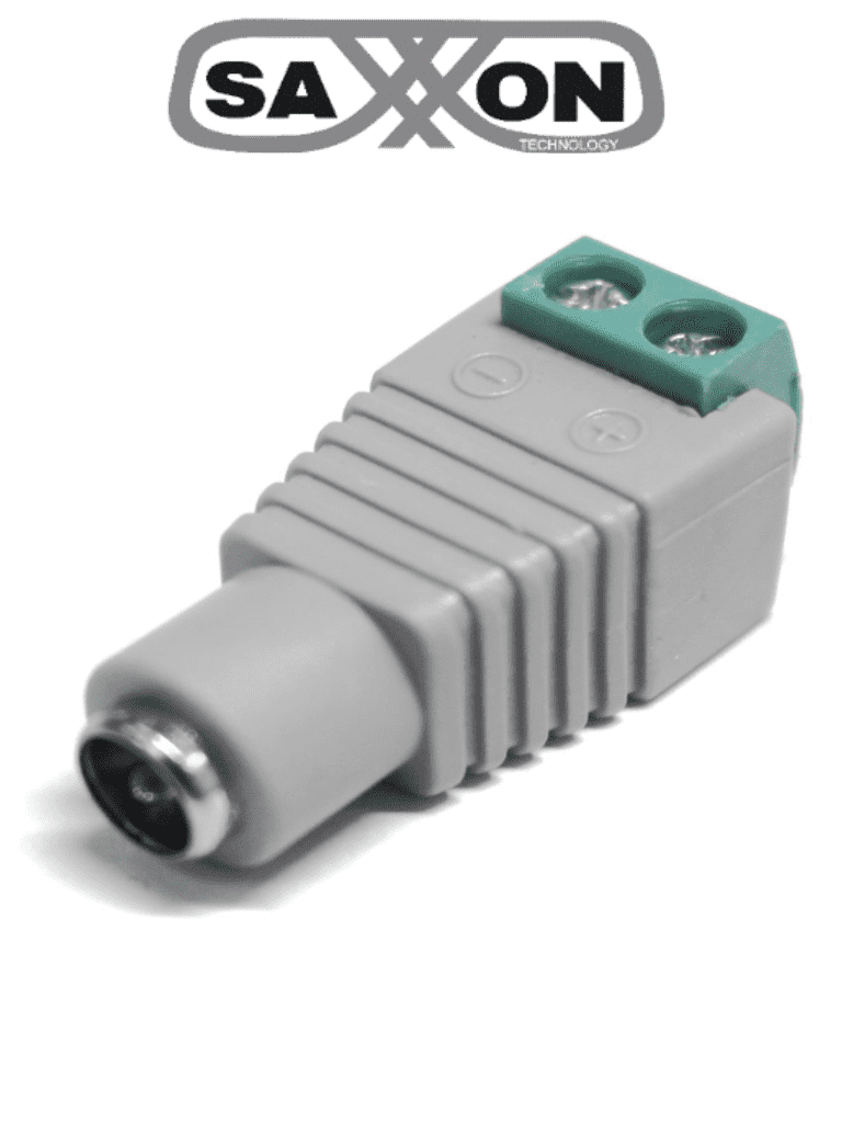 Conector De Energia/ Saxxon/ Psubr13h - Bolsa De 10 Conectores Hembra Para Fuentes De AlimentaciÓn/ Terminales Tipo Tornillo Positivo Y Negativo/ Resistente A La OxidaciÓn