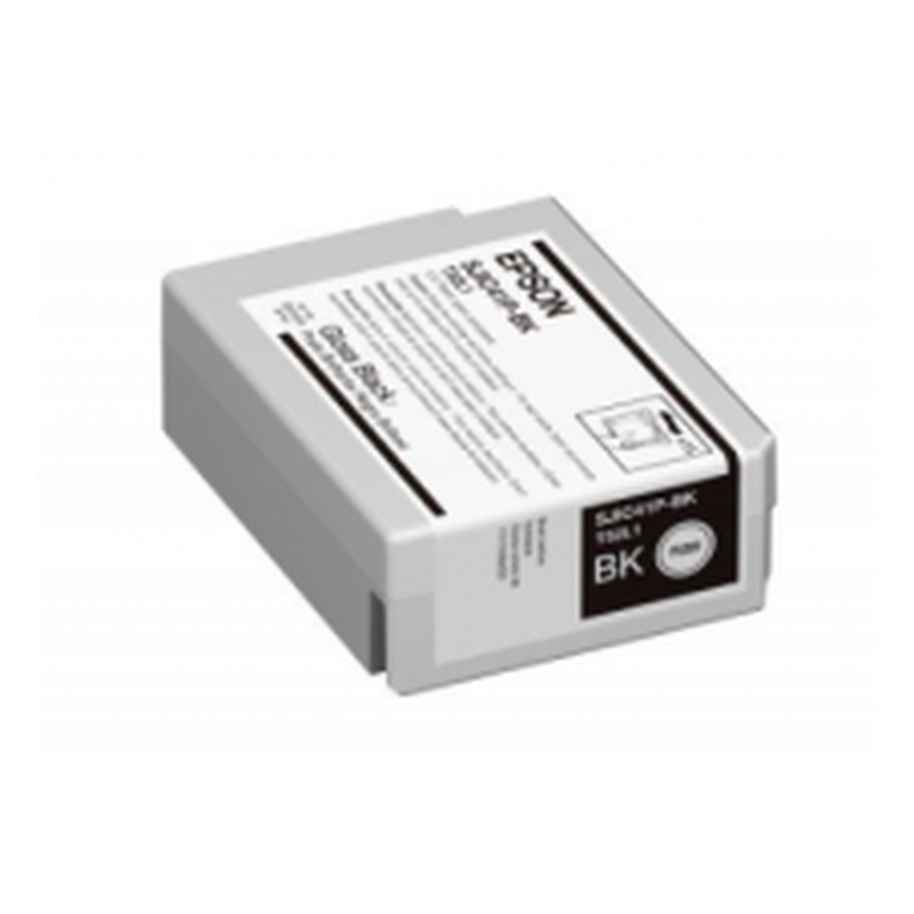 Cartucho Epson Modelo Sjic41p Negro, Para Tm-c4000