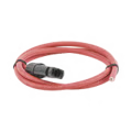 Cable Fotovoltaico, 1 M, Rojo, Calibre 10 Awg Con Terminal Mc4-m En Un Extremo