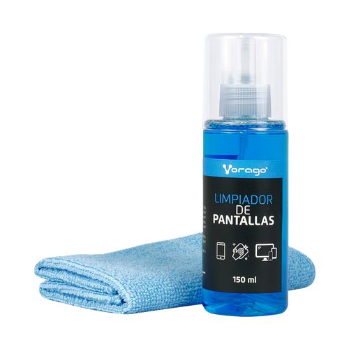 Limpiador De Pantallas Vorago Cln-109 150 Ml Con Franela Microfibra