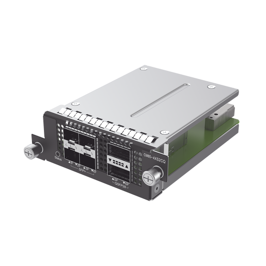 RG-CS85 series switch  expansion cards,4 x 10G BASE-X SFP+Ports, 2 x 100G BASE-X QSFP28 ports