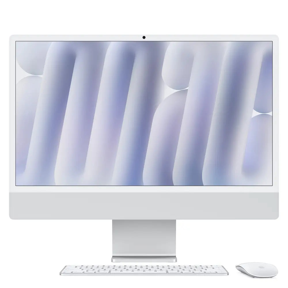 Imac 24 Retina 4.5k/chip M4 De Apple Cpu 10 Nucleos Y Gpu 10 Nucleos/16gb/512gb Ssd/4 Puertos Thunderbolt 4/gigabit Ethernet/magic Keyboard Con Touch Id/plata