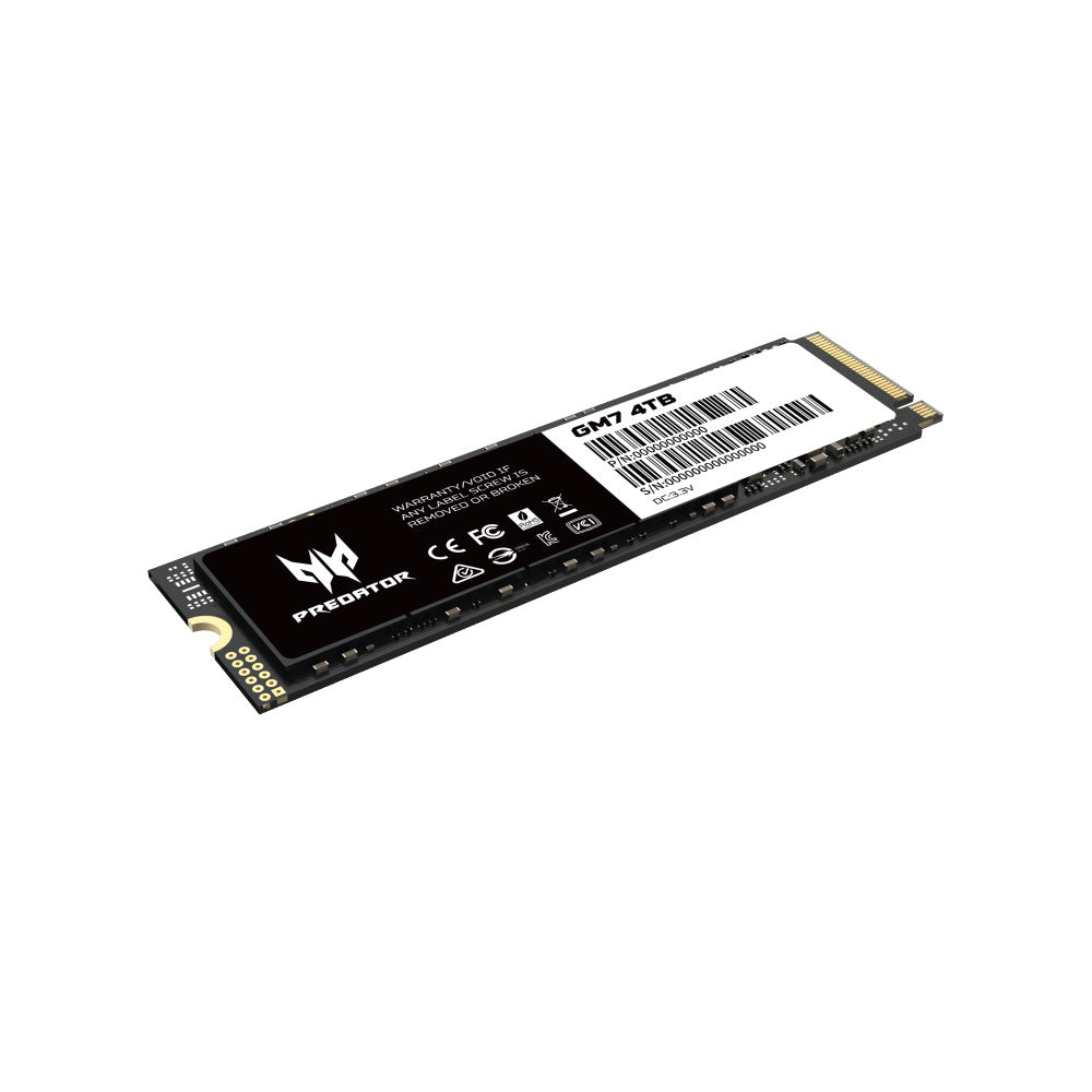 Unidad De Estado Solido Ssd Interno Predator Gm7 4tb M.2 2280 Nvme Pcie Gen 4x4 Lect.7200 Escrit.6300 Mbs 3d Tlc Nand Pc Laptop Minipc (bl.9bwwr.120)