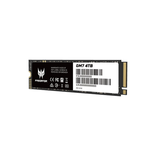 Unidad De Estado Solido Ssd Interno Predator Gm7 4tb M.2 2280 Nvme Pcie Gen 4x4 Lect.7200 Escrit.6300 Mbs 3d Tlc Nand Pc Laptop Minipc (bl.9bwwr.120)
